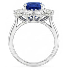 Affordable Sapphire Engagement Ring