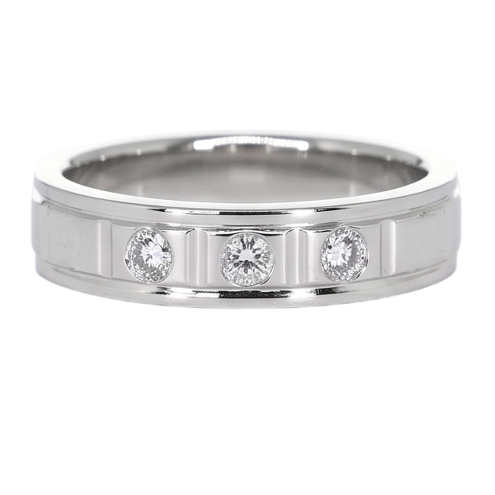 Anniversary Band 0.75 Carats Round Real Natural Earth Mined Diamond White Gold 14K