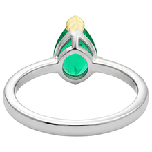 Elegant Colored Stone Ring 1.50 ct – top view