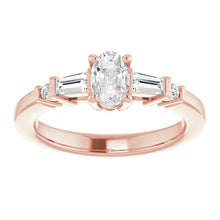 Anniversary Ring Oval Old Miner Real Diamonds 5 Stone Prong Set 3.65 Carats