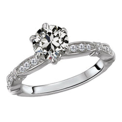 Authentic Diamond Anniversary Ring 3.50 ct – 14K White Gold