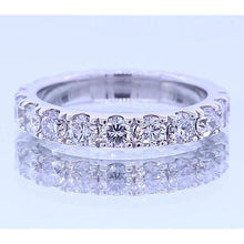 Anniversary Band Natural Earth Mined Diamond White Gold Jewellery 3.50 Carats