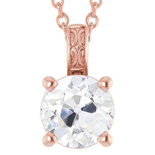 Antique Look 5 Carat Real Diamond Pendant