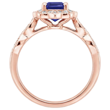 Antique Style Blue Sapphire Natural Earth Mined Diamond Ring 3 Carats Gemstone