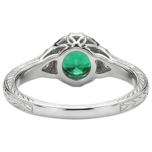 Brilliant Gemstone Ring 2 ct – back view