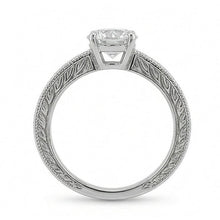 Antique Style Natural Earth Mined Diamond Solitaire 2.50 Carat Wedding Ring 14K White Gold