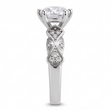 Antique Style Real Natural Earth Mined DIAMOND ( NOT LAB GROWN ) Anniversary Ring 1.76 Carats White Gold 14K