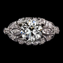 Antique Style Wedding Ring Round Old Cut Real Diamond 6.50 Carats