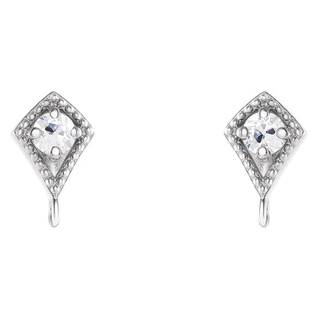 Authentic Brilliant Diamond Earrings – main view