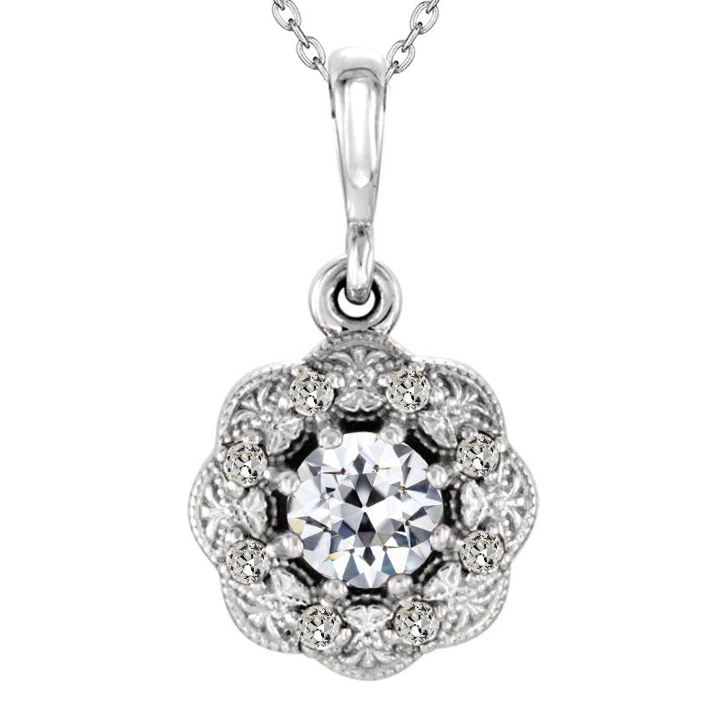 Diamond Halo 2.50-ct 14K White Gold – main view