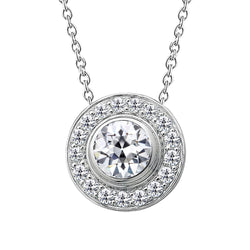 Brilliant Halo with Antique Brilliant Diamond – 4 ct