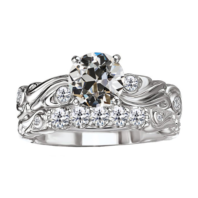 Natural Diamond Bridal Ring – main view
