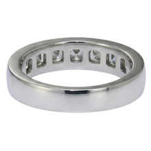 Asscher Cut Genuine Natural Earth Mined Diamond Wedding Band 3.50 Carats White Gold 14K Men's Ring
