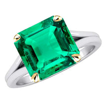 Exquisite Fine Emerald Precious Stone Ring 5 ct – main view