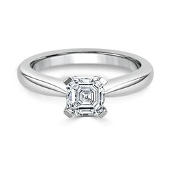 Natural Diamond Ring 1.60ct - White Gold 14K
