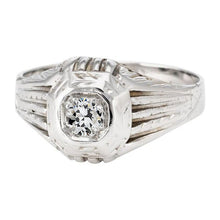 Antique Style Solitaire Engagement Ring Old Cut Round Natural Earth Mined Diamond 1 Carat