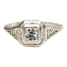 Natural Diamond Ring 1ct - White Gold 14K