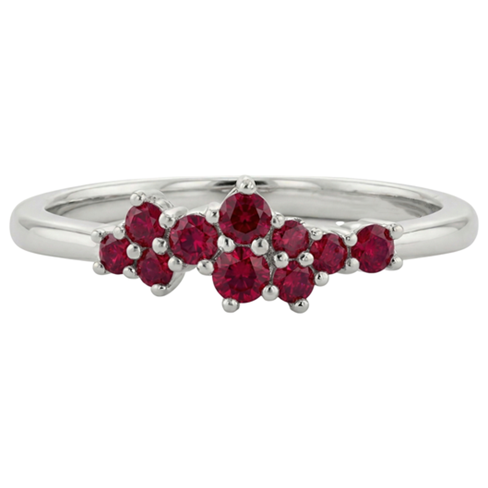 Band Burma Ruby 1.40 Carats Women Jewellery