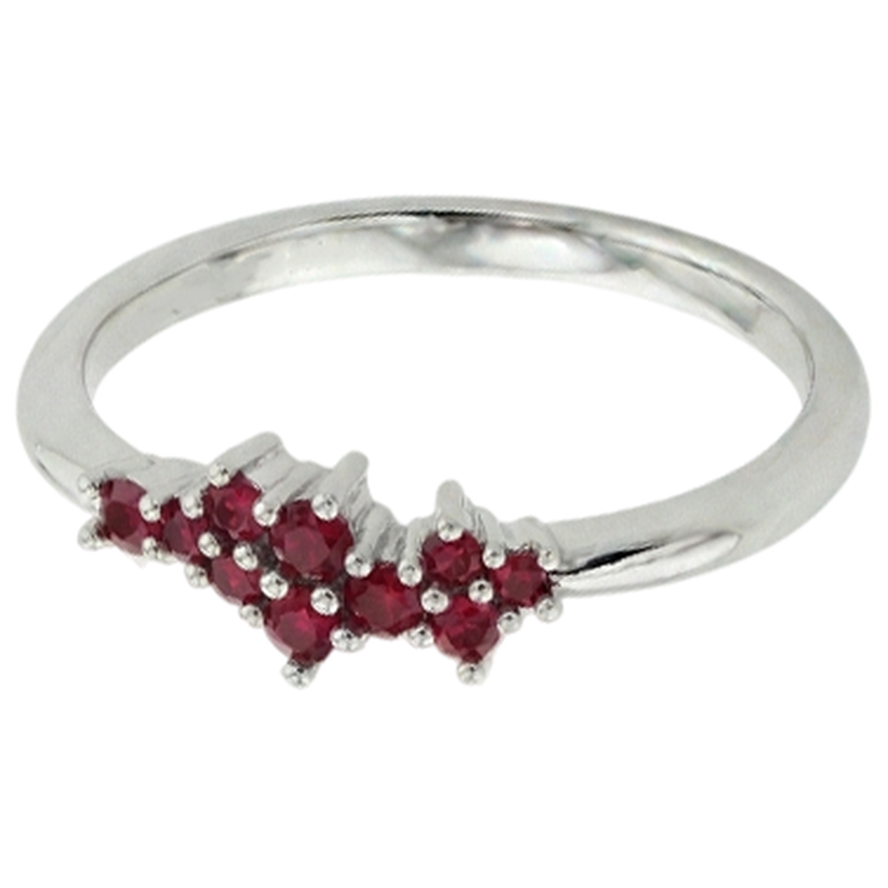 Band Burma Ruby 1.40 Carats Women Jewellery