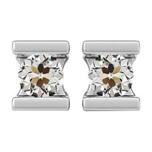 Handmade Diamond Drop Earrings 2 ct – main view