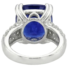 Beautiful 6 Carat Sapphire Engagement Ring