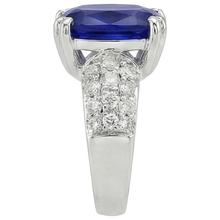 Beautiful 6 Carat Sapphire Engagement Ring
