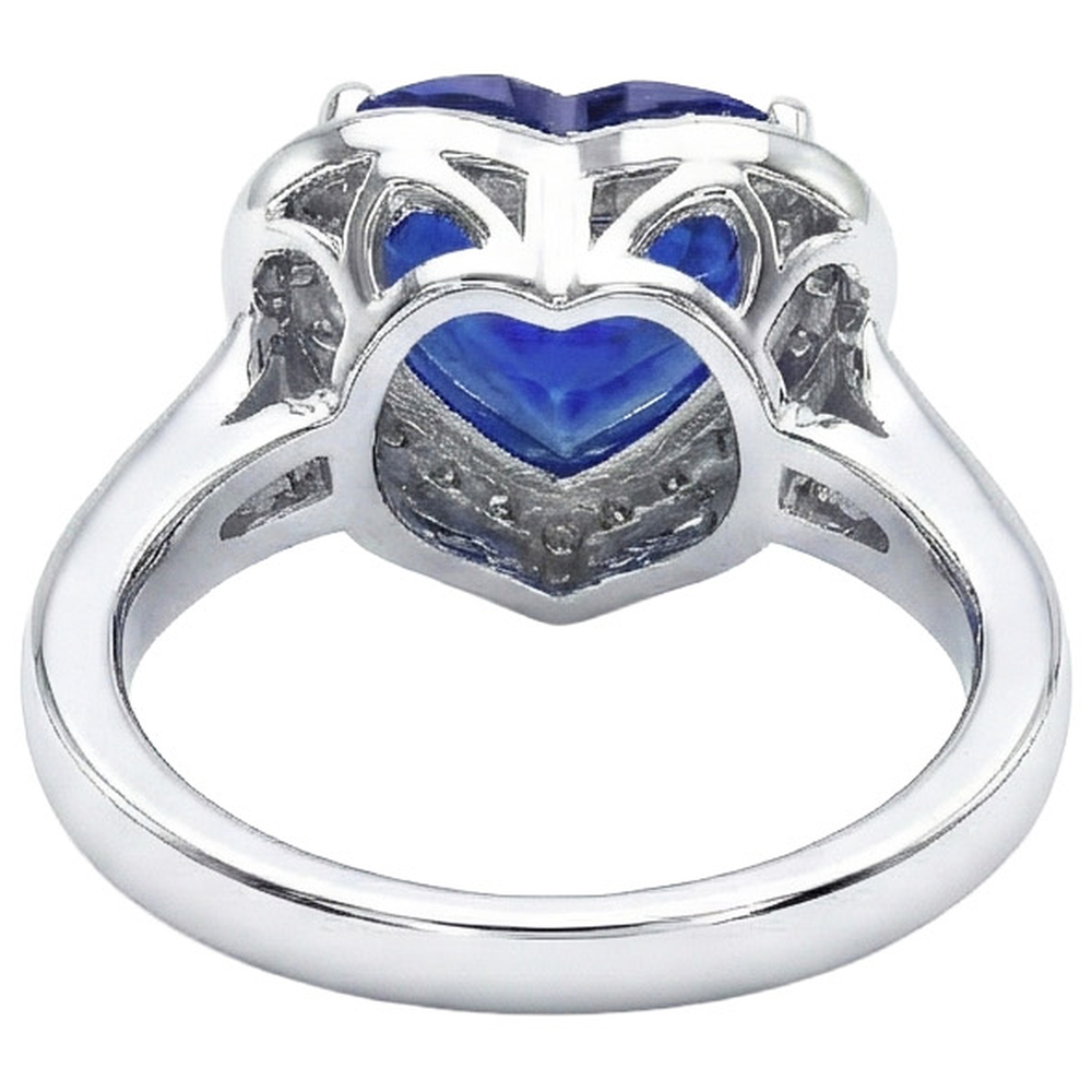 Beautiful Sapphire Natural Earth Mined DIAMOND ( NOT LAB GROWN ) Ring Gold Wedding Jewellery 2.50 Carats