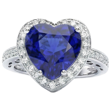 Beautiful Sapphire Natural Earth Mined DIAMOND ( NOT LAB GROWN ) Ring Gold Wedding Jewellery 2.50 Carats