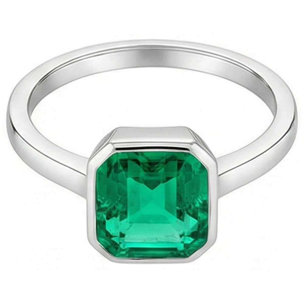 Handcrafted Precious Stone Ring 2 ct – side view