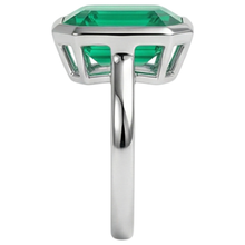 Shimmering Gemstone Ring 2 ct – back view