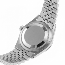 Bezel Silver Natural Earth Mined Diamond Dial Rolex Datejust Women Watch Ss Bracelet