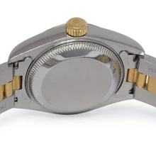 Bezel White Roman Dial Datejust Rolex Watch Ss & Gold Bracelet