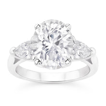 Big 4.30 Carats Three Stone Real Natural Earth Mined DIAMOND ( NOT LAB GROWN ) Anniversary Ring Jewellery
