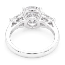 Big 4.30 Carats Three Stone Real Natural Earth Mined DIAMOND ( NOT LAB GROWN ) Anniversary Ring Jewellery