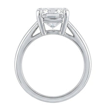 Big Cushion Cut Natural Earth Mined Diamond 3 Carats Solitaire Ring