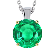 Sophisticated Colombian Emerald Gemstone Pendant 5.50 ct – main view