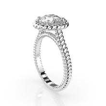 Genuine Brilliant Diamond Solitaire Ring – angle view