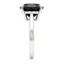 Black Diamond Jewellery 5 Carat Genuine Round Solitaire Plain Ring 14K White Gold