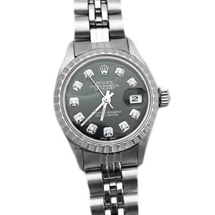 Black Diamond Dial Rolex Watch