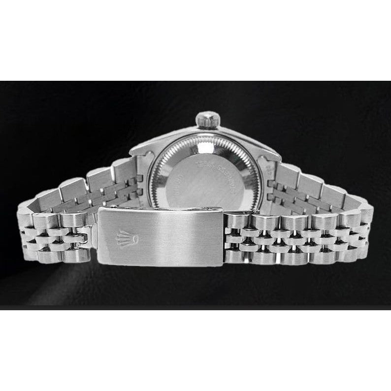 Black Diamond Dial Stainless Steel Jubilee Bracelet Rolex Watch
