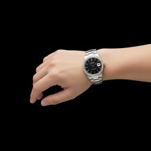 Black Stick Dial Rolex Watch Datejust Ss Diamond Bezel QUICK SET