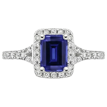 Blue Emerald Ceylon Sapphire Natural Earth Mined Diamond Engagement Ring 3 Carats