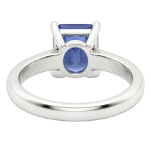 Blue Sapphire 2 Carat Solitaire Ring