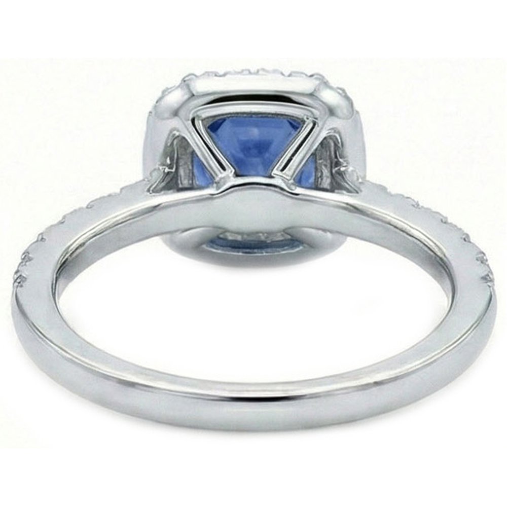 Blue Sapphire Engagement Ring