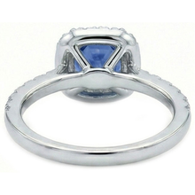 Blue Sapphire Engagement Ring