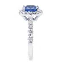 Blue Sapphire Engagement Ring