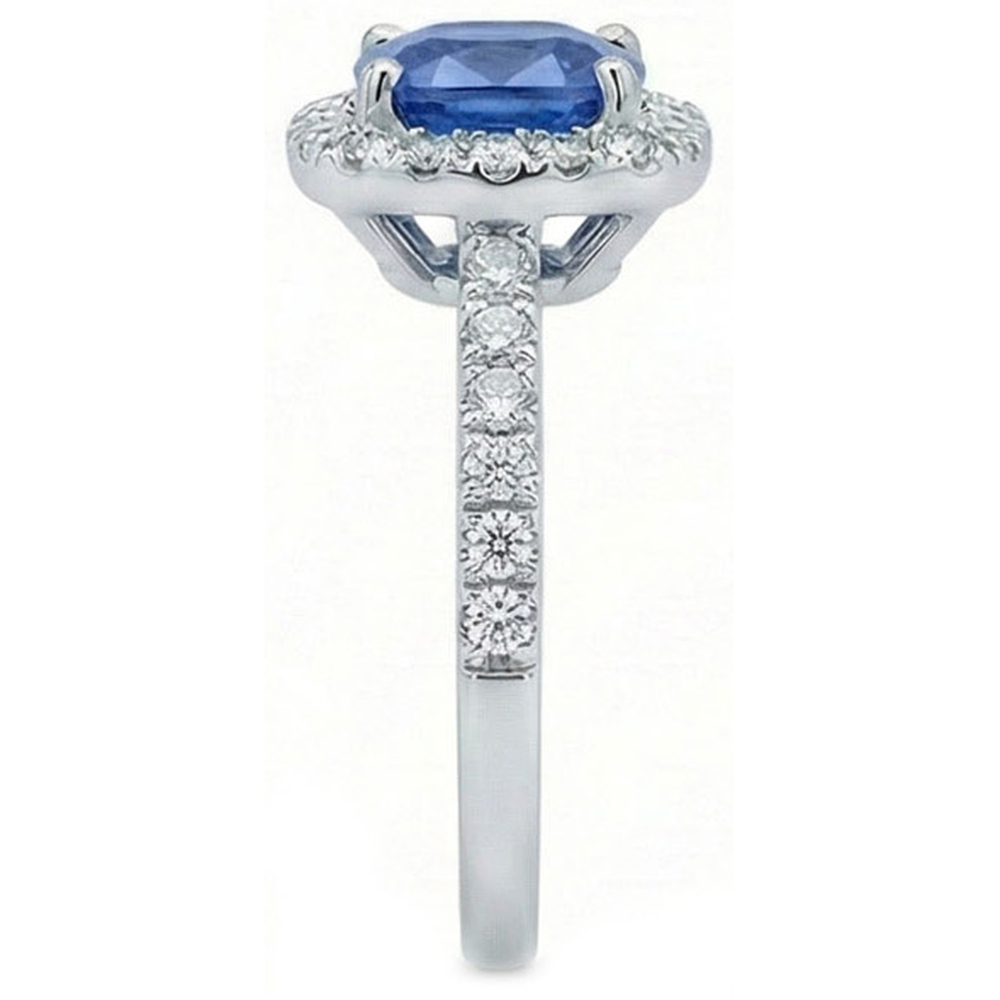 Blue Sapphire Engagement Ring