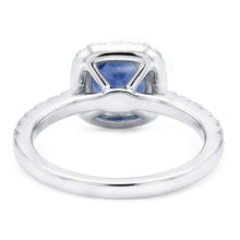 Blue Sapphire Engagement Ring