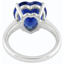 natural heart sapphire 2ct ring side angle