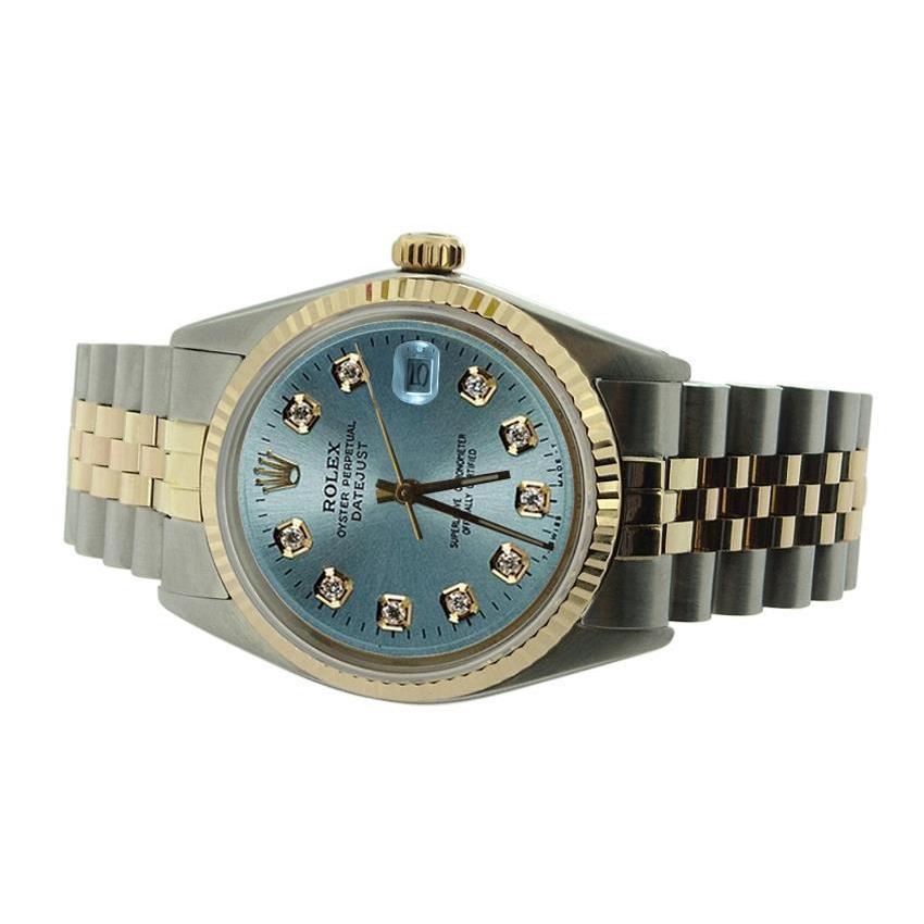 Blue Diamond Dial Rolex